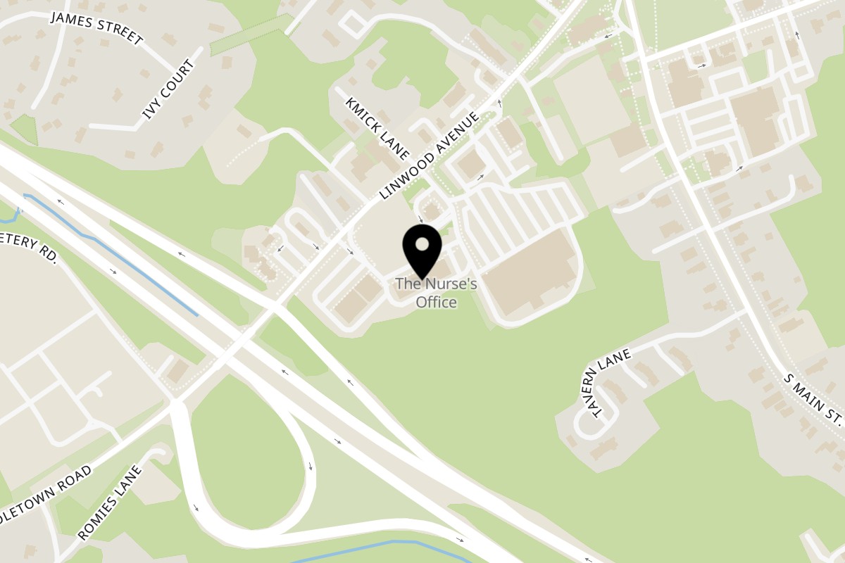 Map showing the location of Fresh Monkee Colchester on 179 Linwood Ave Unit C-7 in Colchester