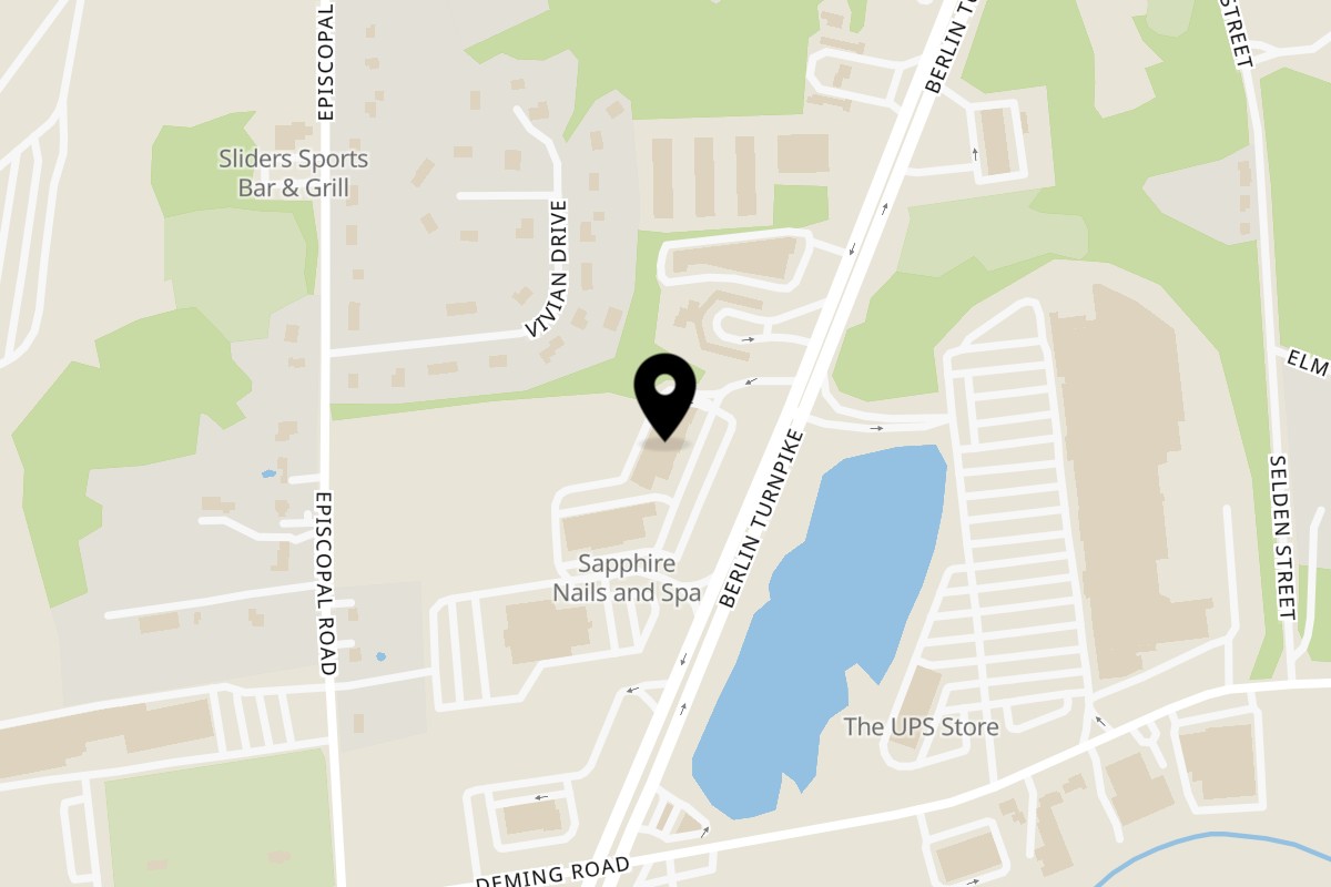 Map showing the location of Fresh Monkee Berlin on 196 Berlin Tpke in Berlin